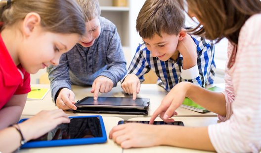 Children study