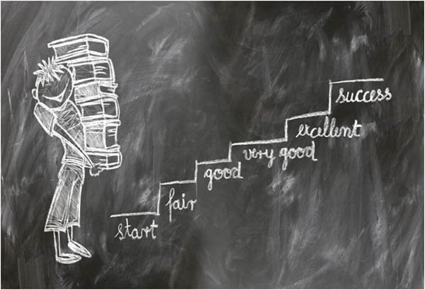 Success stairs